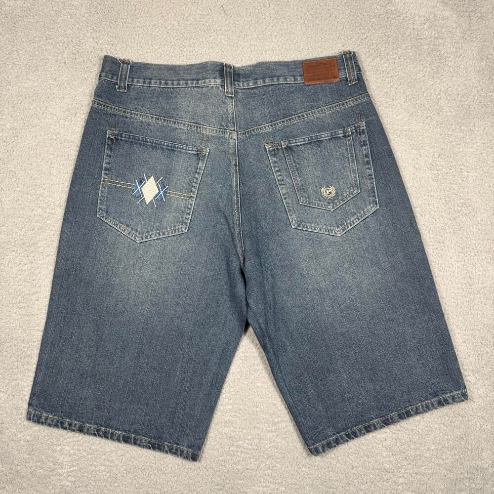 Phat-farm Men's Blue and Navy Shorts